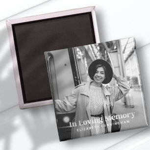 Aimant En mémoire d'amour mémorial photo personnalisée mo