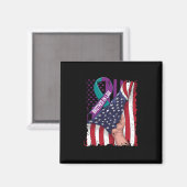 Aimant En mémoire de Brother in Law Suicide Awareness USA (Recto/Verso)