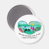 Aimant en mémoire de Donna LC Fish (Recto/Verso)