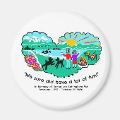 Aimant en mémoire de Donna LC Fish (Devant)