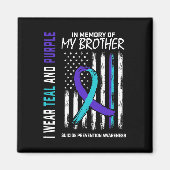 Aimant En Mémoire Frère Prévention Suicide (Devant)