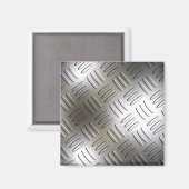 Aimant en métal diamant (Recto/Verso)