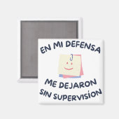 Aimant En Mi Defensa, Me Dejaron Sin Supervision (Recto/Verso)