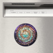 Aimant en mosaïque de verre "Planète d'eau" (In Situ (Lave-vaisselle))