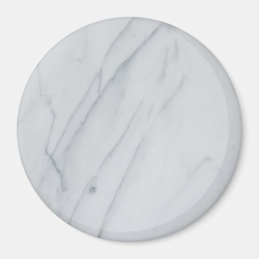 Aimant en pierre Marbre blanc (Devant)