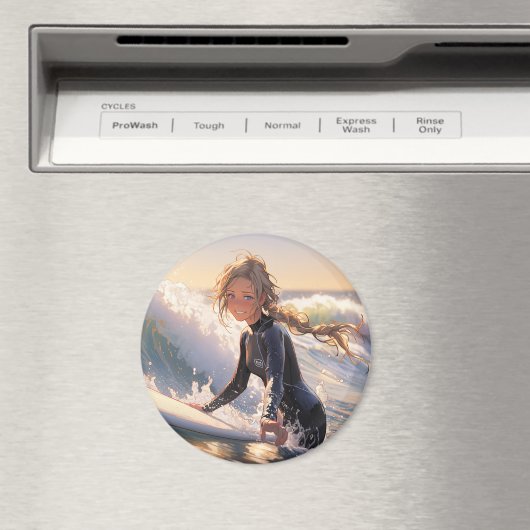 Aimant En route pour attraper une vague (In Situ (Lave-vaisselle))