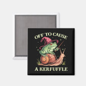Aimant En route pour causer un chahut Grenouille de magic (Recto/Verso)