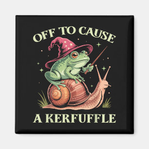 Aimant En route pour causer un chahut Grenouille de magic