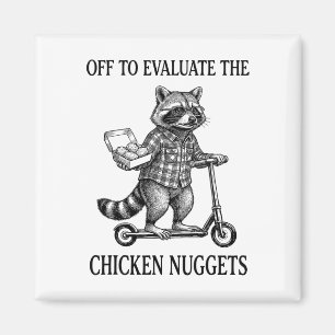 Aimant En route pour évaluer les nuggets de poulet Papa T