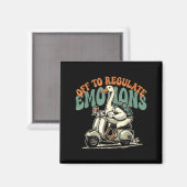 Aimant En route pour réguler les émotions trottinette d'o (Recto/Verso)