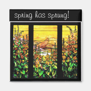 Aimant en verre teint Tiffany