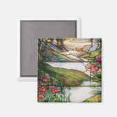 Aimant en verre tendu du Jardin d'eau (Recto/Verso)