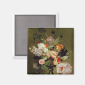 Aimant Encore la vie avec des fleurs (Recto/Verso)