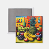 Aimant Encore la vie avec des fruits 10 (Recto/Verso)