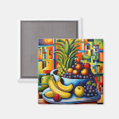 Aimant Encore la vie avec des fruits 7 (Recto/Verso)