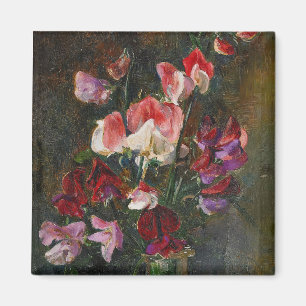 Aimant Encore la vie avec les lentilles Bouquet Floral ro