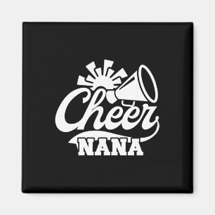 Aimant Encourage Nana Cheerleading Nana Grand-mère D'une