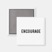 Aimant Encourage One Word Insrational Motivational Distre (Recto/Verso)
