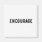 Aimant Encourage One Word Insrational Motivational Distre (Devant)