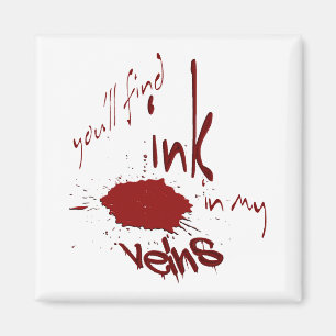 Aimant Encre dans l'aimant de mes veines