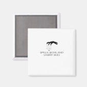 Aimant Encre de Whimsigoth - Forêts mystiques, Lunes et M (Recto/Verso)