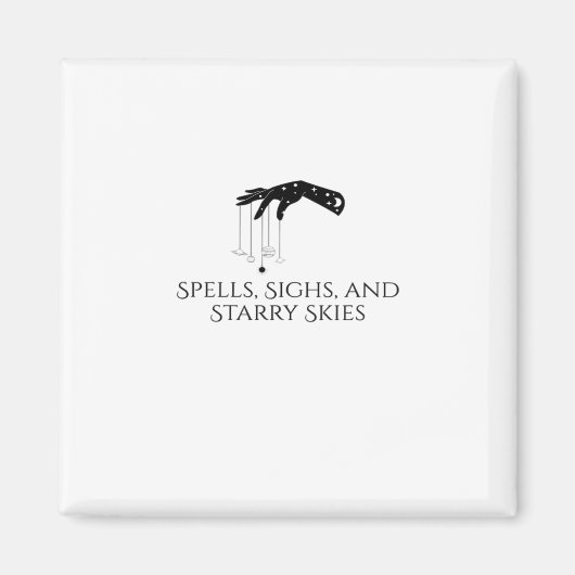 Aimant Encre de Whimsigoth - Forêts mystiques, Lunes et M (Devant)