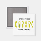 Aimant Endospores Construites À Dernier (Attitude Bactéri (Recto/Verso)