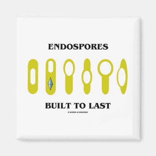 Aimant Endospores Construites À Dernier (Attitude Bactéri (Devant)