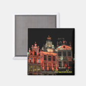 Aimant Endroit grand à Bruxelles, Belgique (Recto/Verso)