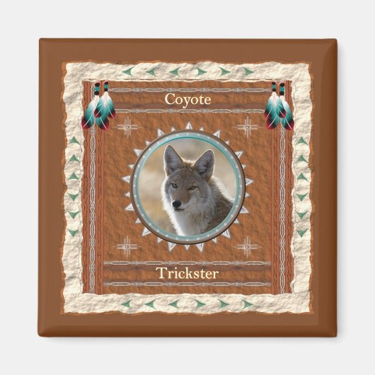 Aimant Énergie de Coyote Trickster (Devant)