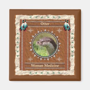 Aimant Énergie de médecine de femme loutre