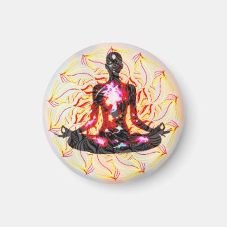 Aimant énergie de méditation groovy
