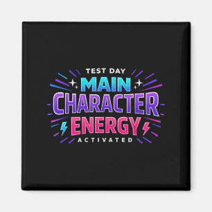 Aimant Énergie de personnage principal de jour de test mo