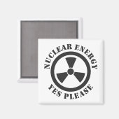 Aimant Énergie nucléaire, oui, s'il vous plaît, énergie n (Recto/Verso)