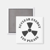 Aimant Énergie nucléaire, oui, s'il vous plaît, énergie n (Recto/Verso)