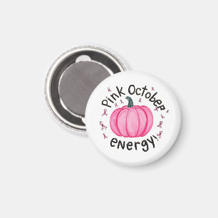 Aimant Énergie rose octobre, SENSIBILISATION AU CANCER Oc