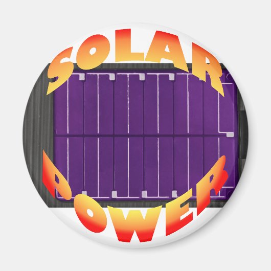 Aimant énergie solaire (Devant)