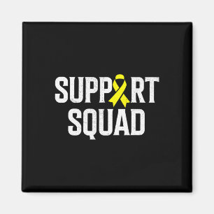 Aimant Enfance Cancer Support Squad Gold Ribbon Childho