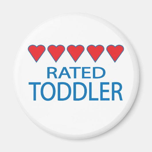 Aimant Enfant à cinq coeurs (Devant)