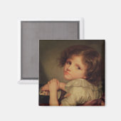 Aimant Enfant avec poupée (Recto/Verso)