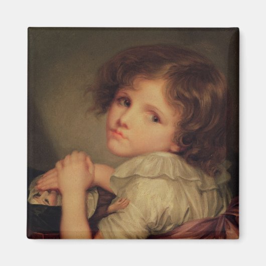 Aimant Enfant avec poupée (Devant)