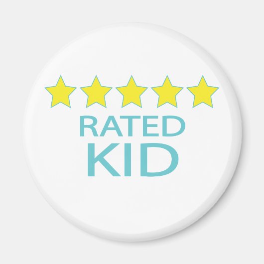 Aimant Enfant cinq étoiles (Devant)