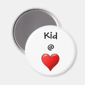 Aimant Enfant @ Coeur (Recto/Verso)