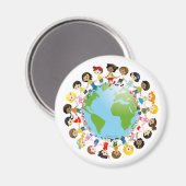 Aimant Enfant du monde (Recto/Verso)