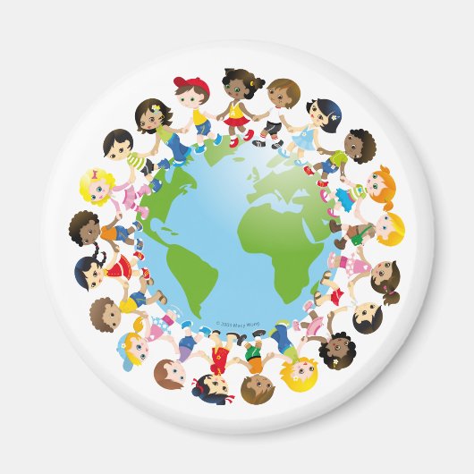 Aimant Enfant du monde (Devant)