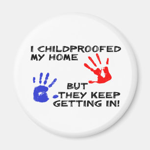 Aimant Enfant Équipé Ma Maison Continuer À Se Mettre Dans