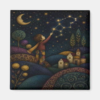AIMANT ENFANT FANTAISISTE ATTRAPANT LES ÉTOILES