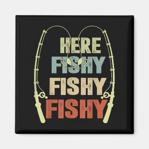 Aimant Enfant Garçon Ici-poisson Funny Pêche Buddy B Fish