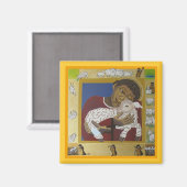 Aimant Enfant Jésus Bon Pasteur (Recto/Verso)