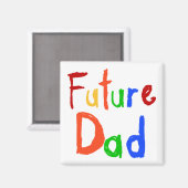 Aimant Enfant Texte Futur Papa T-shirts et cadeaux (Recto/Verso)